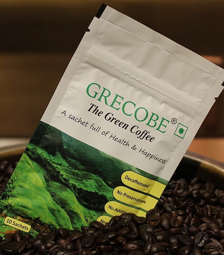 Grecobe – The Green Coffee – A sachet full of happiness & health.