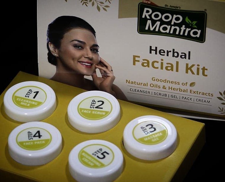 A herbal facial kit launched by Roop Mantra is a bliss and a boon indeed.